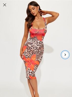 Fashion Nova midi dress NWT